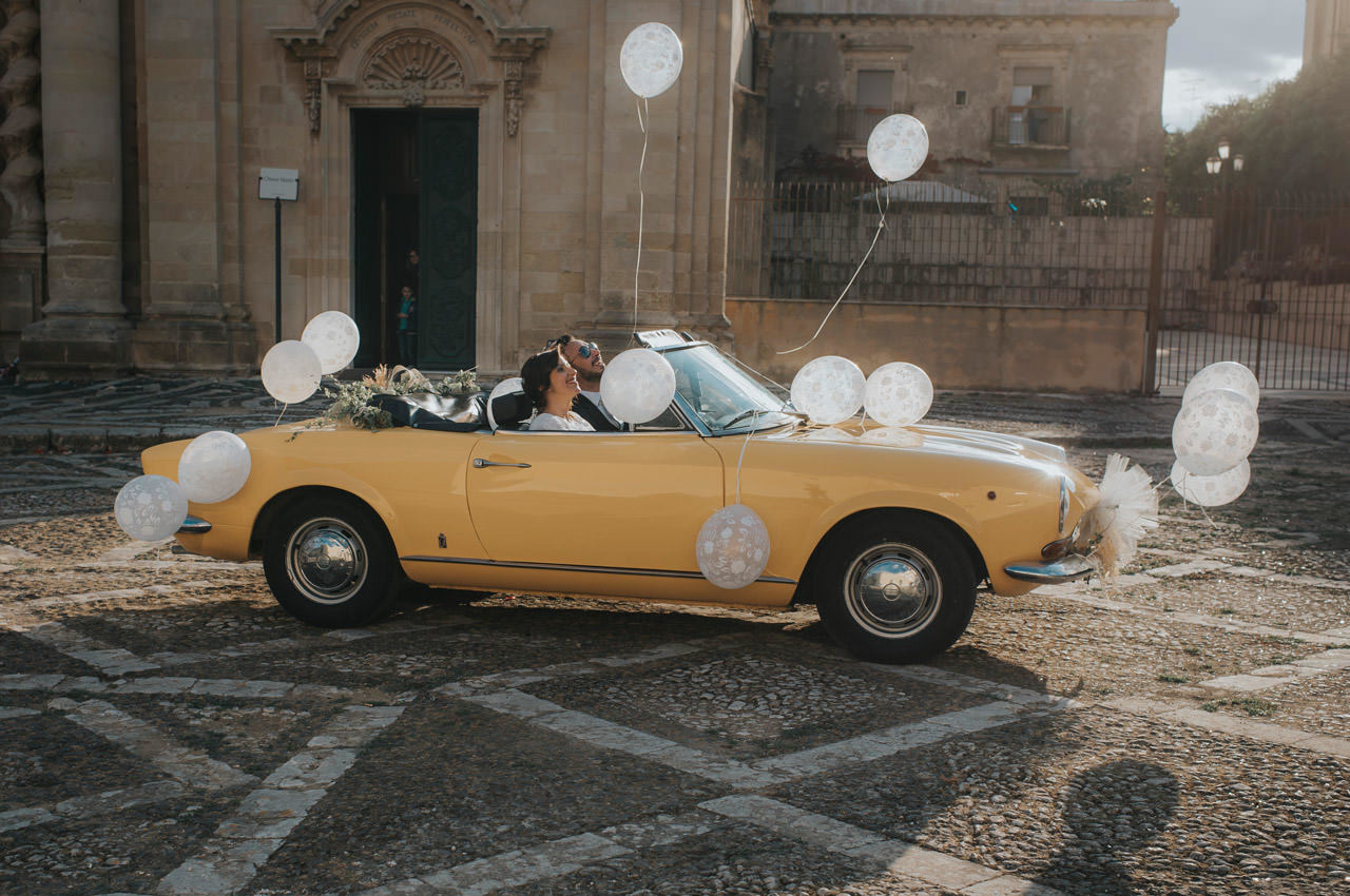 Sposi In Auto A Siracusa
